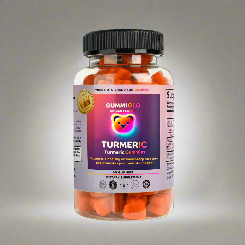 Turmeric Gummies - Turmeric/ Ginger Flavor (60 Gummies)