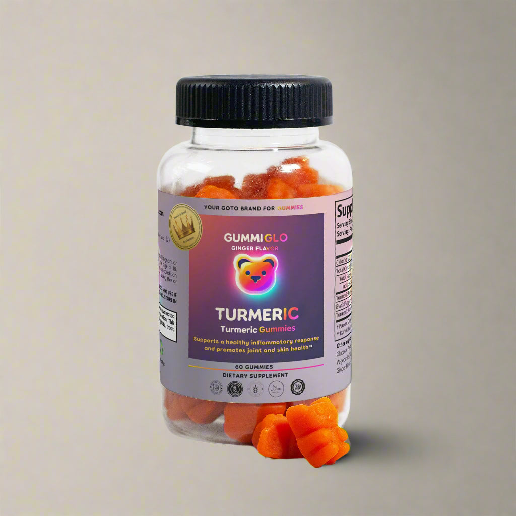 Turmeric Gummies - Turmeric/ Ginger Flavor (60 Gummies)