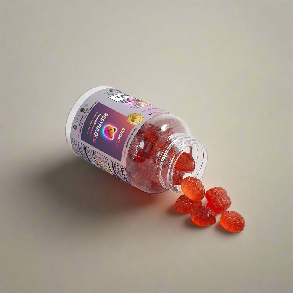 RestfulGlo Gummies – Passion Fruit Flavor (60 Gummies)