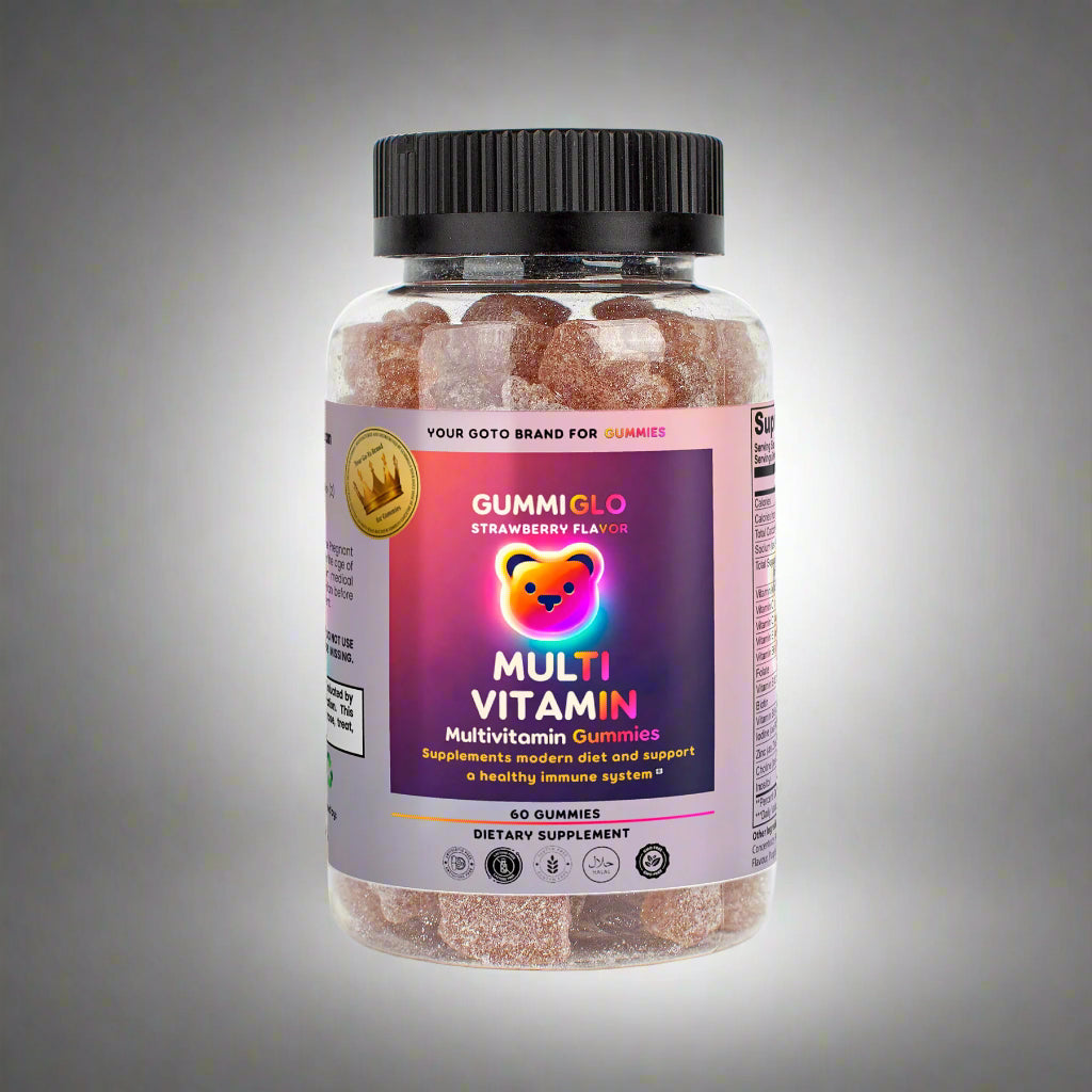 Daily Multivitamin Gummies – Strawberry Flavor (60 Gummies)