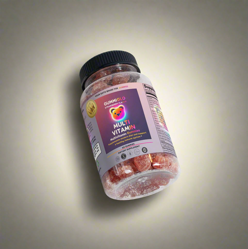 Daily Multivitamin Gummies – Strawberry Flavor (60 Gummies)