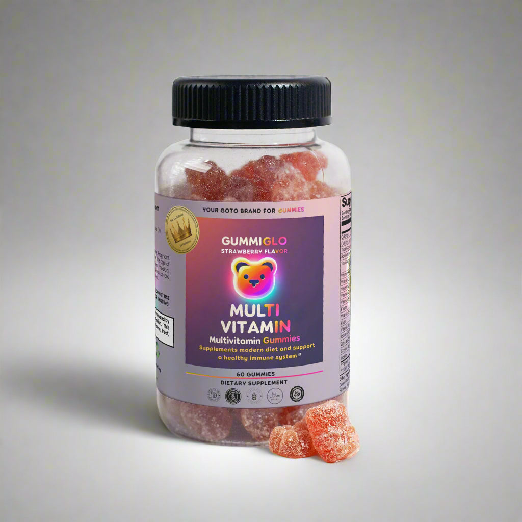 Daily Multivitamin Gummies – Strawberry Flavor (60 Gummies)