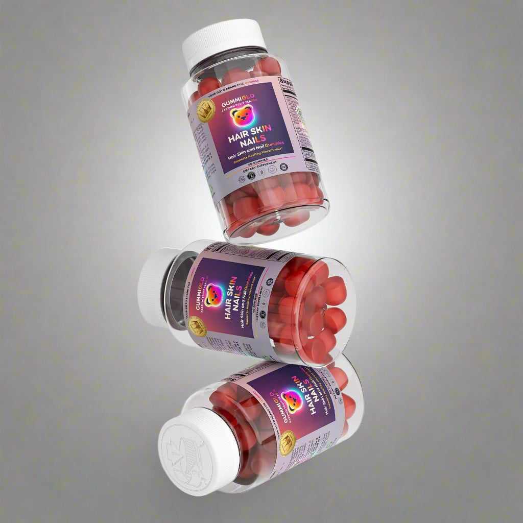 Hair, Skin & Nails Gummies - Passion Fruit Flavor (60 Gummies)