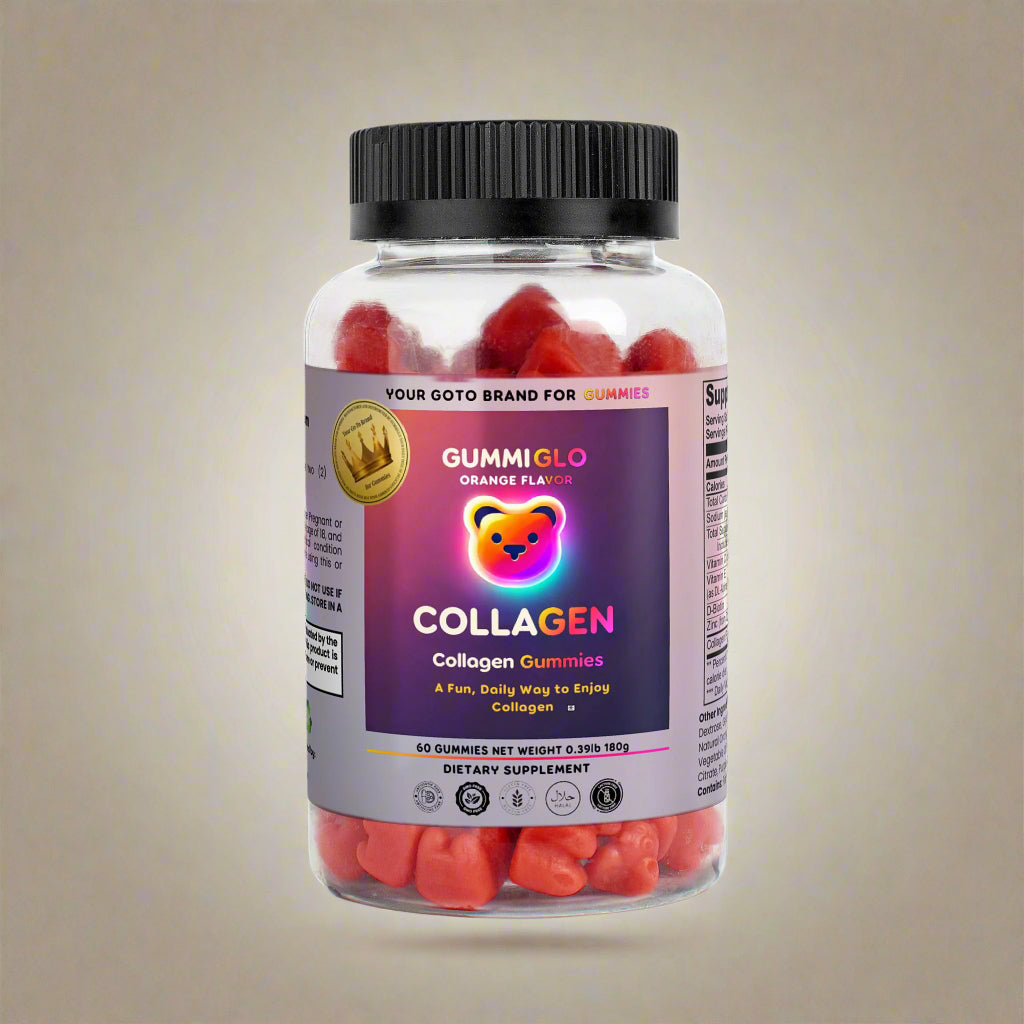 Collagen Gummies - Orange Flavor (60 Gummies)