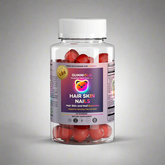 Hair, Skin & Nails Gummies -  Passion Fruit Flavor (60 Gummies)