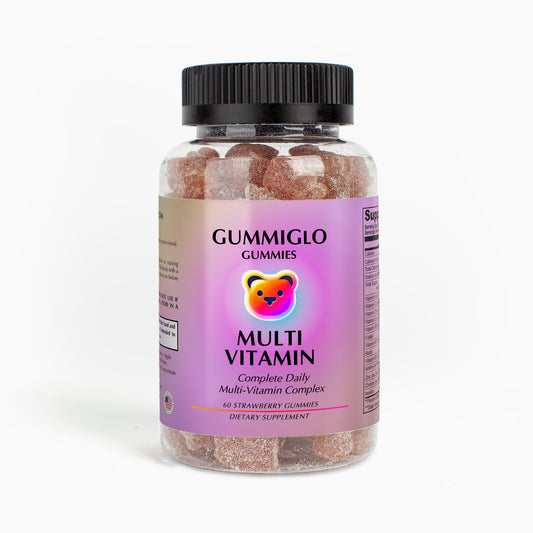 GummiGlo Daily Multivitamin Gummies – (60 Strawberry Gummies)