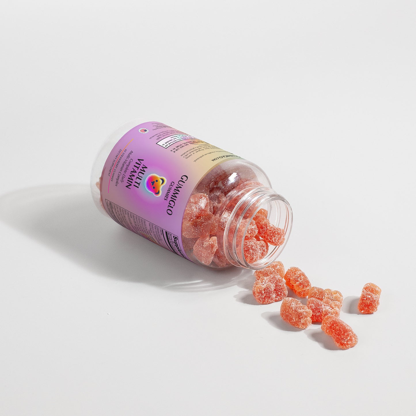 GummiGlo Daily Multivitamin Gummies – (60 Strawberry Gummies)